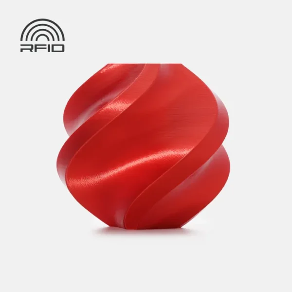 PLA Silk+ Candy Red - Med spole