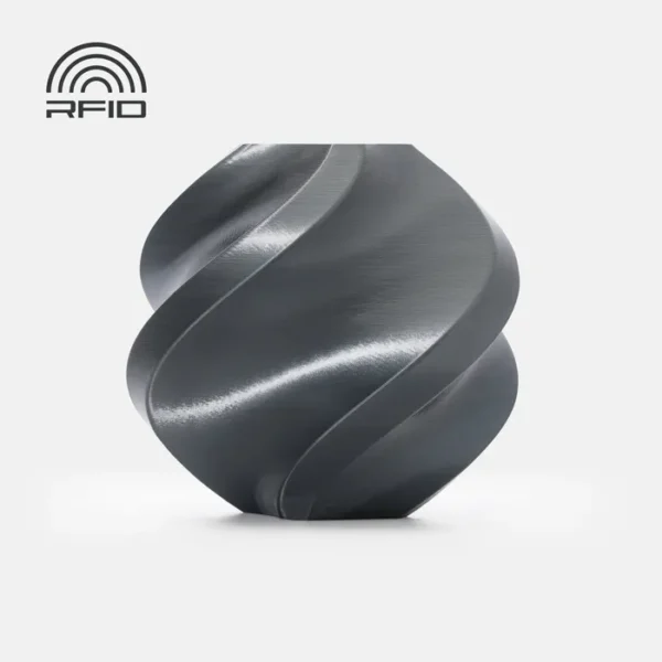 PLA Silk+ Titan Gray - Med spole